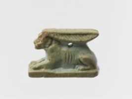 Free download Faience amulet in the form of a hare free photo or picture to be edited with GIMP online image editor
