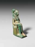 Free download Faience amulet in the form of a lion-headed deity free photo or picture to be edited with GIMP online image editor