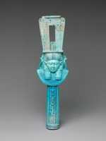 Free download Faience Sistrum Inscribed with the Name of Ptolemy I free photo or picture to be edited with GIMP online image editor
