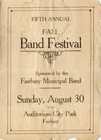 Free download Fairbury Band Festival 1936 free photo or picture to be edited with GIMP online image editor