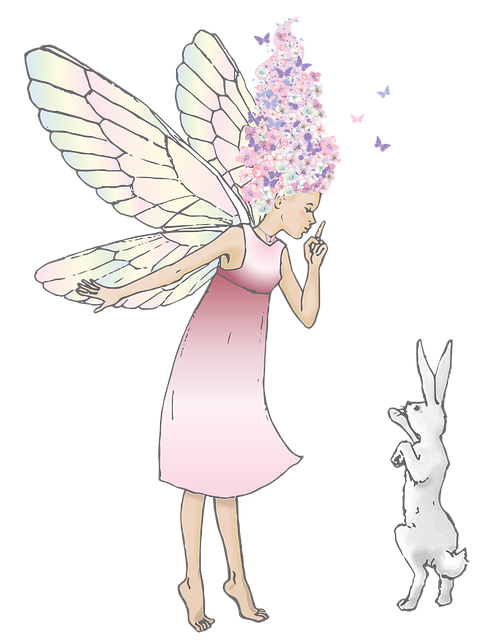 הורדה חינם של Fairy Rabbit Bunny איור חינם לעריכה עם עורך התמונות המקוון GIMP