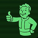 Fallout 4 ピップボーイ | OffiDocs Chromium の拡張機能 Chrome ウェブストアの指を上げた (ゲーム) 画面