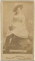 Free download Fannie Adams, from the Actors and Actresses series (N45, Type 1) for Virginia Brights Cigarettes free photo or picture to be edited with GIMP online image editor