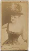 Free download Fannie Batchelder, from the Actors and Actresses series (N45, Type 1) for Virginia Brights Cigarettes free photo or picture to be edited with GIMP online image editor