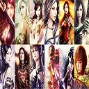 Fantasy Babes Theme  screen for extension Chrome web store in OffiDocs Chromium