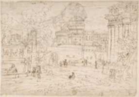 Free download Fantasy based on Vatican: Sistine Chapel, Loggia (identification by James S. Ackerman) (recto); A Lion (verso) free photo or picture to be edited with GIMP online image editor