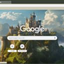 Fantasy Castle on a Cliff  screen for extension Chrome web store in OffiDocs Chromium