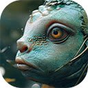 fantasy scene with surreal creature  screen for extension Chrome web store in OffiDocs Chromium