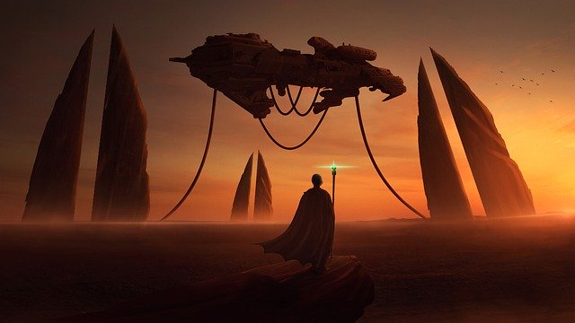 Descărcare gratuită fantasy science fiction extraterestru futuristic imagine gratuită pentru a fi editată cu editorul de imagini online gratuit GIMP