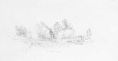 Free download Farm Scene with Cottages (from Cropsey Album) free photo or picture to be edited with GIMP online image editor