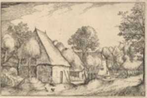 Free download Farmyard from Regiunculae et Villae Aliquot Ducatus Brabantiae free photo or picture to be edited with GIMP online image editor