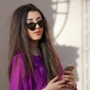 Fashionable Glasses Girl  screen for extension Chrome web store in OffiDocs Chromium