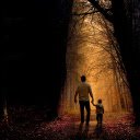 Father and son go for a walk  screen for extension Chrome web store in OffiDocs Chromium