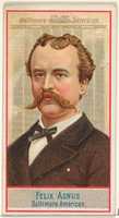 Free download Felix Agnus, Baltimore American, from the American Editors series (N1) for Allen & Ginter Cigarettes Brands free photo or picture to be edited with GIMP online image editor