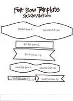 Free download Felt Bow Template ( Six Sisters Stuff) free photo or picture to be edited with GIMP online image editor