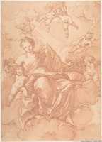 Free download Female Allegorical Figure With Cherubs(?) free photo or picture to be edited with GIMP online image editor