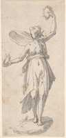 Free download Female Figure Holding Wreaths free photo or picture to be edited with GIMP online image editor