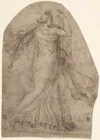 Free download Female Figure in Antique Style Dress, Striding to the Right free photo or picture to be edited with GIMP online image editor