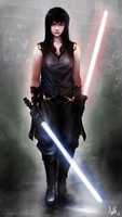 Free download Female Grey Jedi Concept Art free photo or picture to be edited with GIMP online image editor