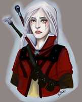 Free download Fem! Geralt of Rivia Fanart free photo or picture to be edited with GIMP online image editor