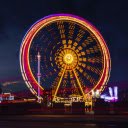 Ferris Wheel With Lights Turned on during Night Time  screen for extension Chrome web store in OffiDocs Chromium