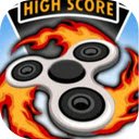 Fidget Spinner High Score Game Spin to win and master the momentum!  screen for extension Chrome web store in OffiDocs Chromium