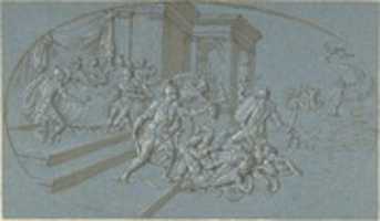 Free download Fight Between Perseus And Phineus in the Palace of Cephus free photo or picture to be edited with GIMP online image editor