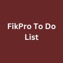 FikPro To Do List  screen for extension Chrome web store in OffiDocs Chromium