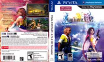 Free download Final Fantasy X | X-2 HD Remaster [PCSE-00408LE] Vita Box Art free photo or picture to be edited with GIMP online image editor