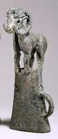 Free download Finial with Wild Ram free photo or picture to be edited with GIMP online image editor