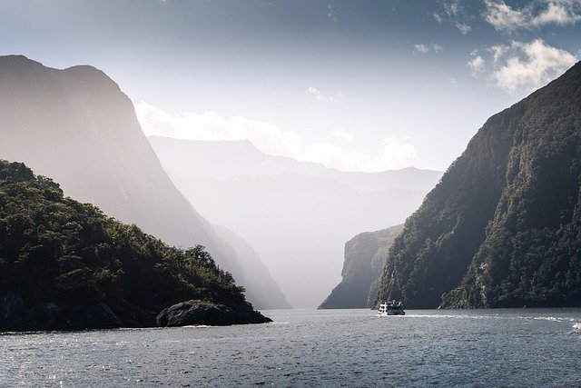 Free download fiordland ferry fiord nz cruise free picture to be edited with GIMP free online image editor