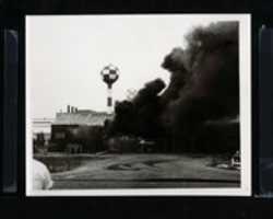 Free picture Fire At The Upjohn Factory Taken By Olin Kinney to be edited by GIMP online free image editor by OffiDocs