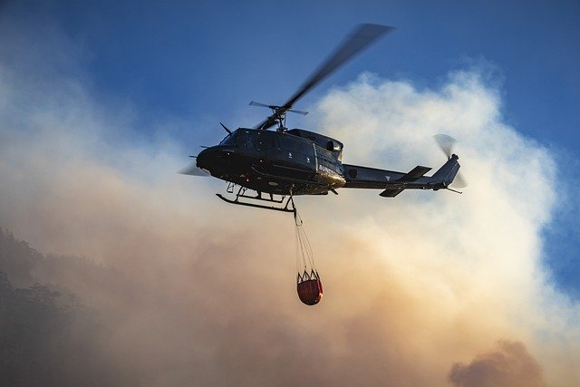 Free download fire brigade helicopter firefighting free picture to be edited with GIMP free online image editor