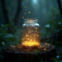 Fireflies flicker  screen for extension Chrome web store in OffiDocs Chromium