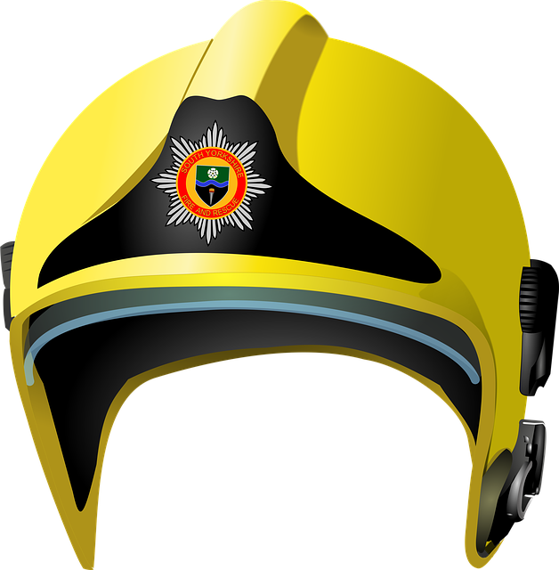 Free download Fireman Fire Helmet -  free illustration to be edited with GIMP free online image editor