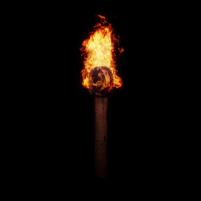 Free download fire torch flame night light free picture to be edited with GIMP free online image editor