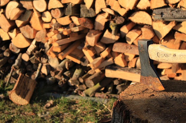 Unduh gratis perapian kayu bakar kapak kayu jatuh gambar gratis untuk diedit dengan editor gambar online gratis GIMP