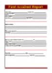 قم بتنزيل قالب First Accident Report DOC أو XLS أو PPT مجانًا ليتم تحريره باستخدام LibreOffice عبر الإنترنت أو OpenOffice Desktop عبر الإنترنت