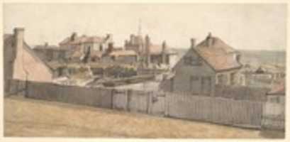 Free download Fishermens Cottages and Other Houses on the Beach at Hastings free photo or picture to be edited with GIMP online image editor
