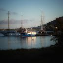 Fishing boats on the river in the afternoon  screen for extension Chrome web store in OffiDocs Chromium