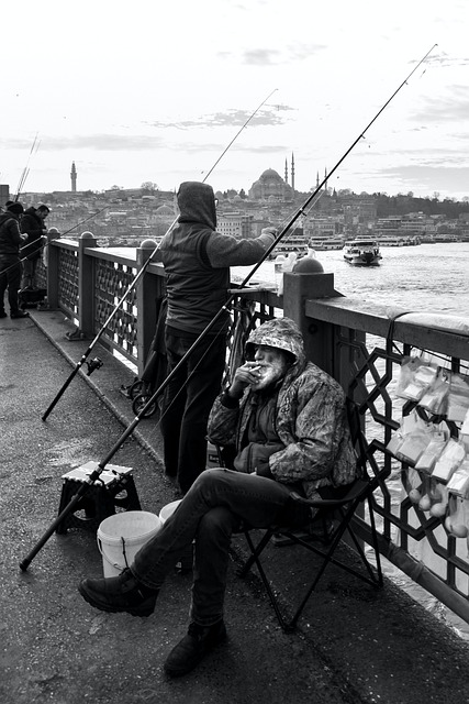Free download fishing bridge leisure outdoors free picture to be edited with GIMP free online image editor