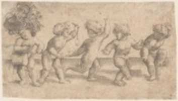 Free download Five Dancing Putti free photo or picture to be edited with GIMP online image editor