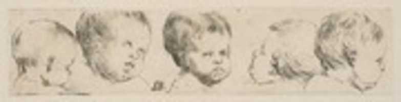 Free download Five Heads of Children free photo or picture to be edited with GIMP online image editor