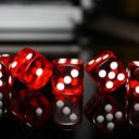 Five Transparent Red Dice  screen for extension Chrome web store in OffiDocs Chromium
