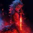 Flame Hashira Rengoku Gameograf  screen for extension Chrome web store in OffiDocs Chromium