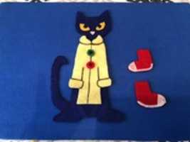 Free download Flannelboard For Pete The Cat With Buttons And Shoes free photo or picture to be edited with GIMP online image editor