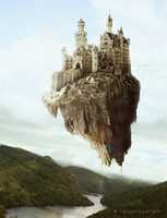 Free download Floating Island Castle - Concept Art free photo or picture to be edited with GIMP online image editor