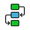 Flowchart Maker  screen for extension Chrome web store in OffiDocs Chromium