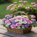 Flower basket wallpaper  screen for extension Chrome web store in OffiDocs Chromium