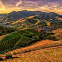 flower fields and mountains  screen for extension Chrome web store in OffiDocs Chromium